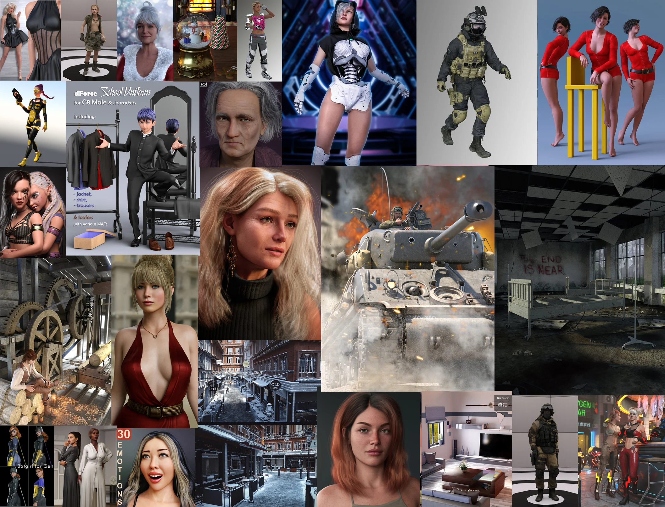 DAZ3D Poser Bundle 2.1 Март 2023 vlog