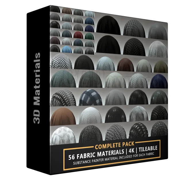 COMPLETE PACK Texture - 56 Fabric Materials