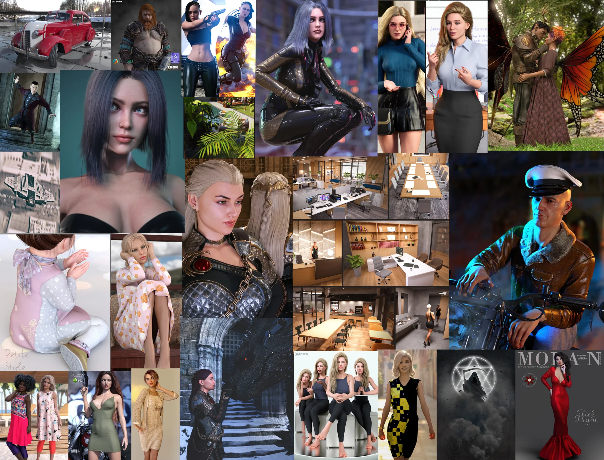 DAZ3D Poser Bundle 3 Март 2023