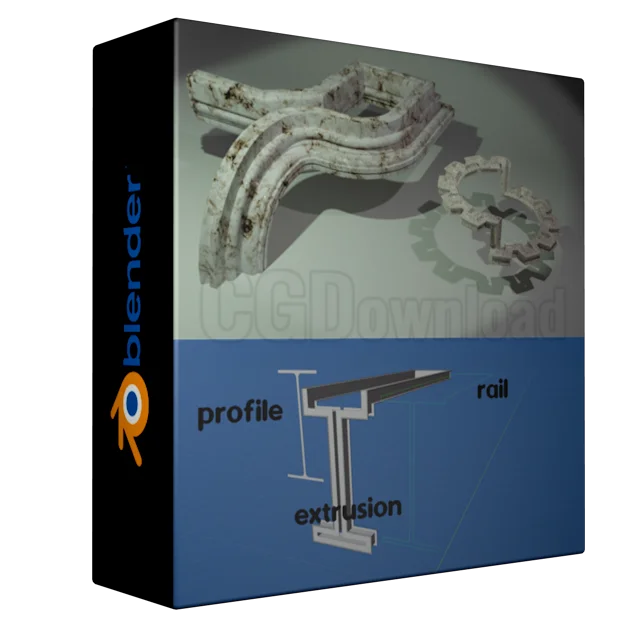 Profile Rails Extruder v0.0.4 Blender