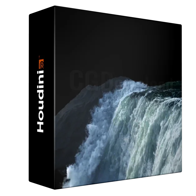 Houdini - Realistic Waterfall RUS