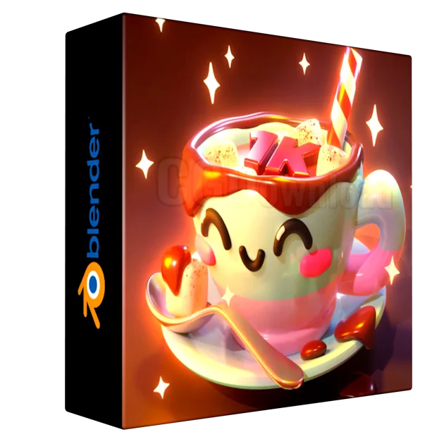 Create Cute 3D Illustration with Blender