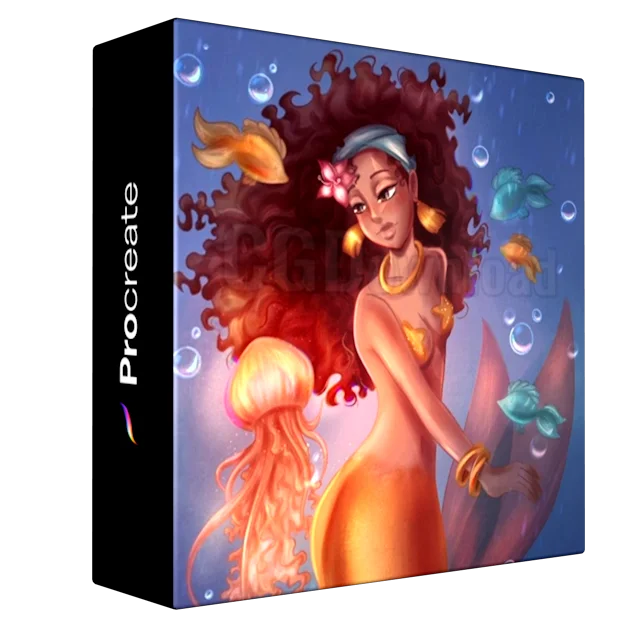 How to Draw a Mermaid in Procreate
