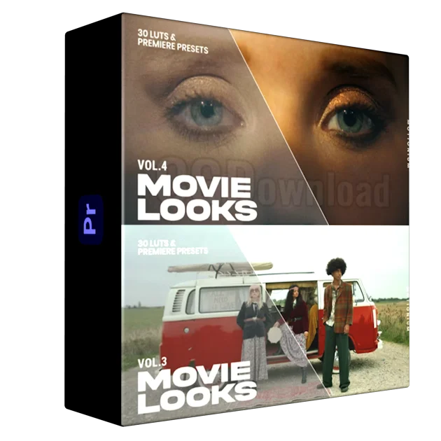 Movie Looks 30 + 30 LUTs Premiere Pro