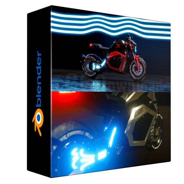 Modeling a Realistic Futuristic Motorcycle in Blender