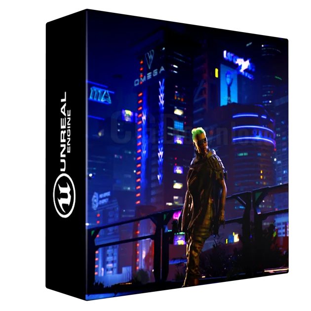 Unreal Engine Marketplace – Cyberpunk Gigapack ( Modular Environment/ Characters/ Vehicles/ Weapons )
