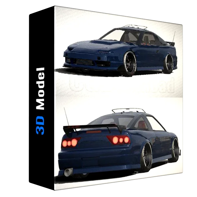 Nissan 180SX Stance – 3D Model
