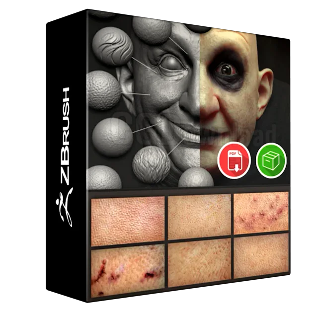 ZBrushGuides - ZBrush Skin Brushes Pack