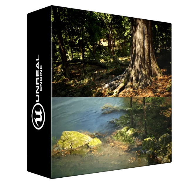 MW Broadleaf Trees Forest Biome Unreal Engine 5