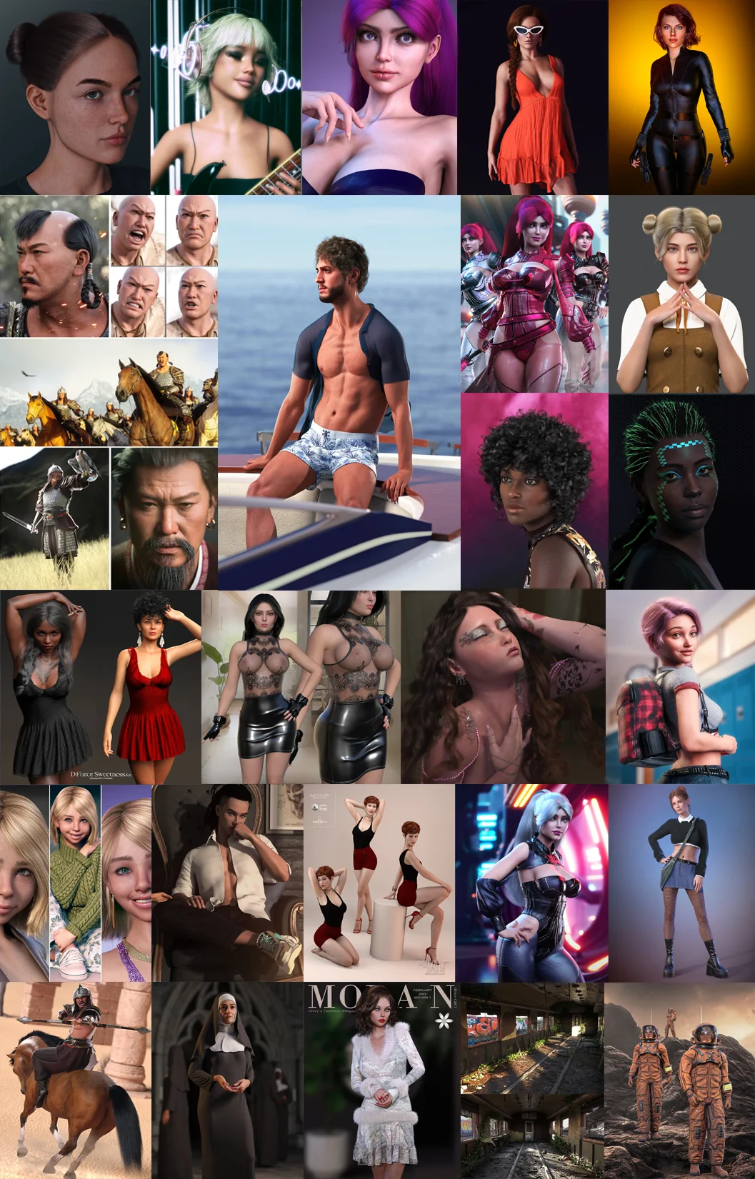 DAZ 3D Poser Bundle 4 Апрель 2023