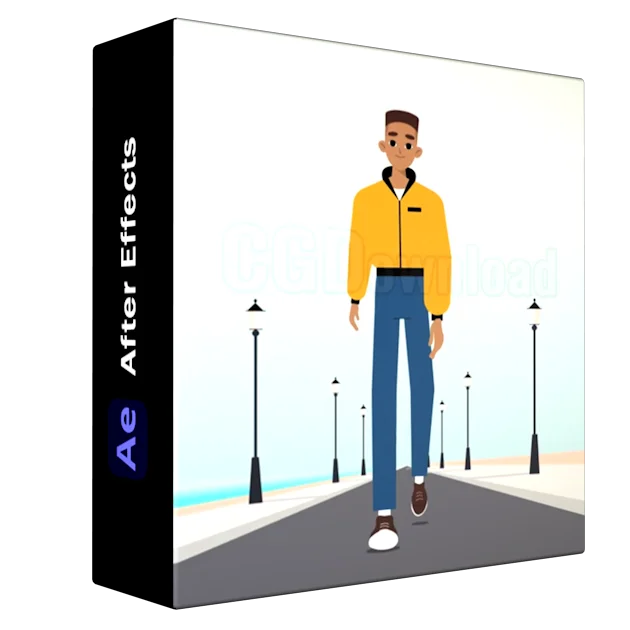 Rigging & Animation From The Front View In After Effects