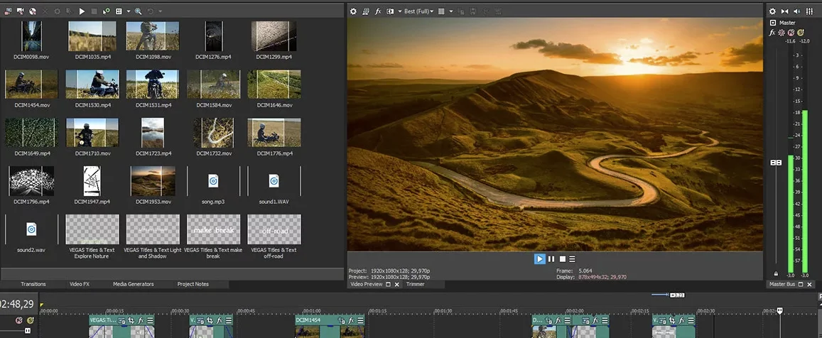 Sony Vegas Pro 20.0.0.402 Multilingual Win x64 от MAGIX