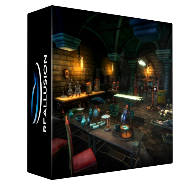 Mad Scientist Lab Props Pack Reallusion