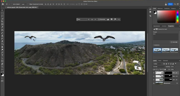 Learning Generative Fill Ai In Photoshop бесплатно