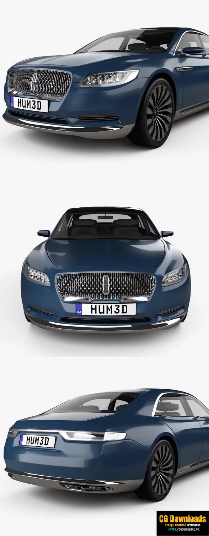 Lincoln Continental concept 2017 скачать