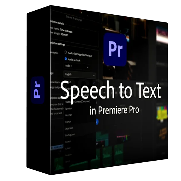 Speech to Text for Premiere Pro 2023