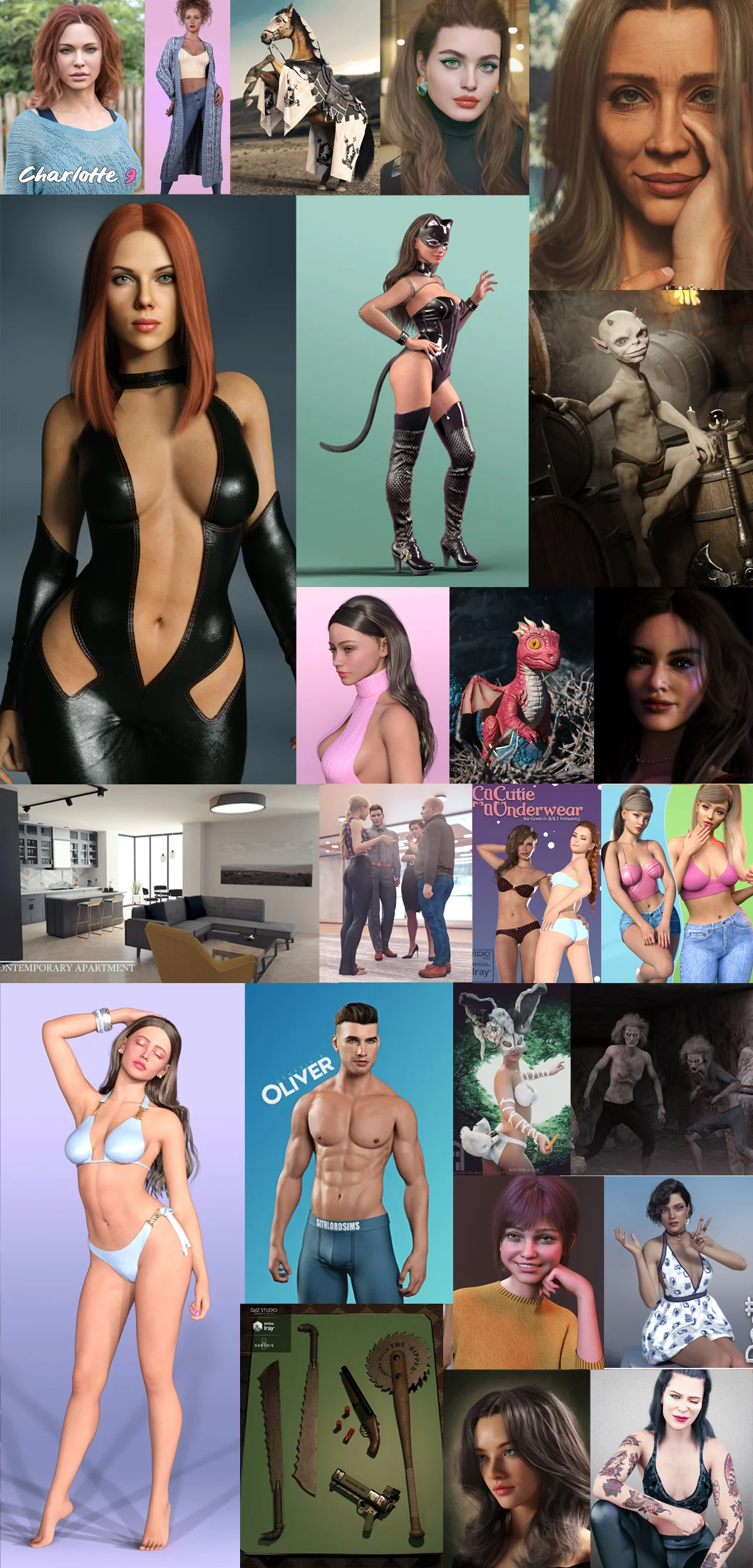 Daz 3D, Poser Bundle скачать