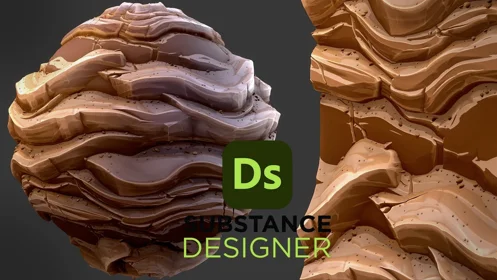 Stylized Desert Rock - Substance 3D Designer скачать