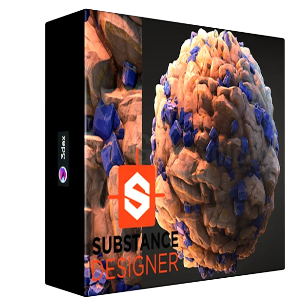 Stylized Lazurite - Substance Designer