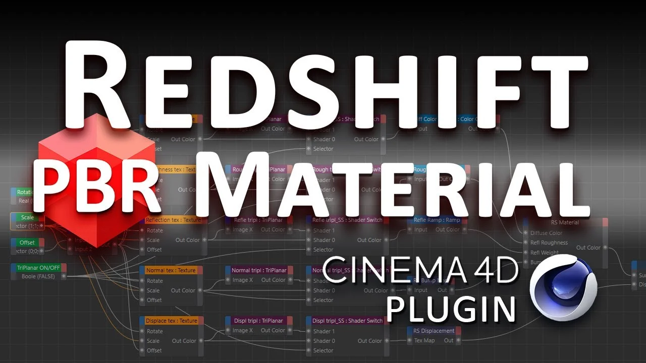 Redshift PBR Material plugin for Cinema 4D crack