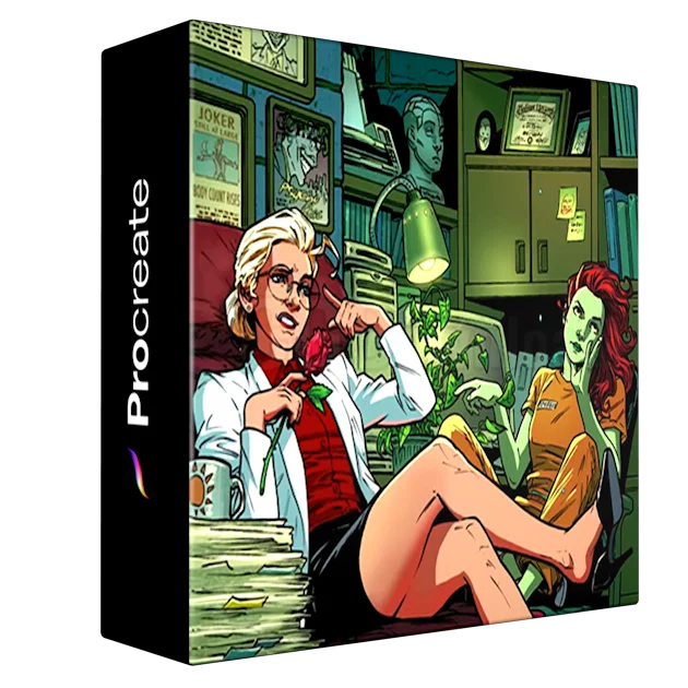 A Pro's Guide to Coloring Comic Art with Procreate!