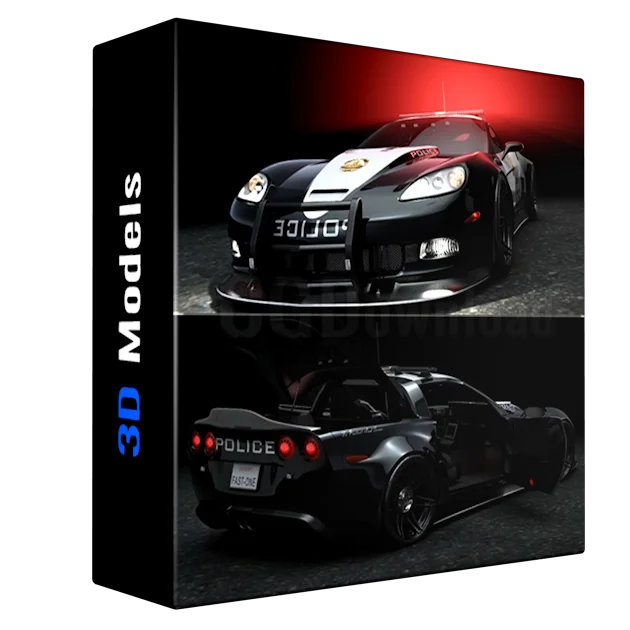 Super Vette Police Car