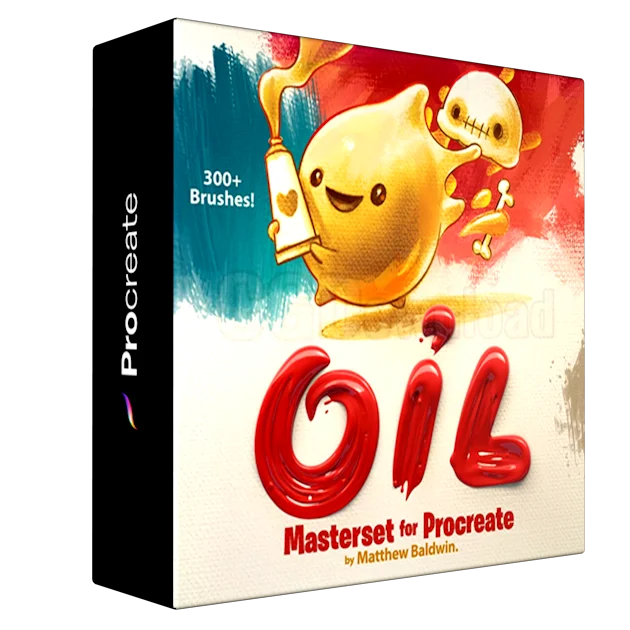 OIL: Over 300 Brushes for Procreate