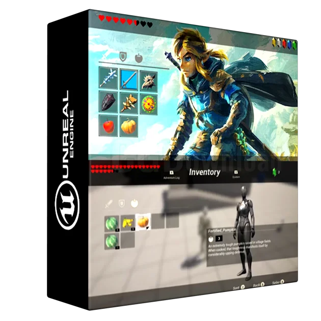 Unreal Engine 5 UI Design: Advance inventory system with UE5
