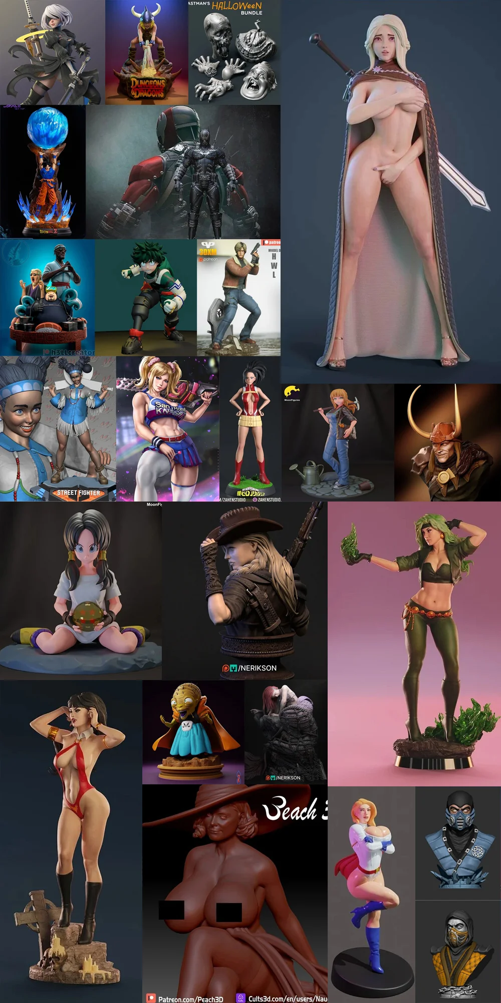 3D Print Models Bundle 1 Ноябрь 2023 скачать