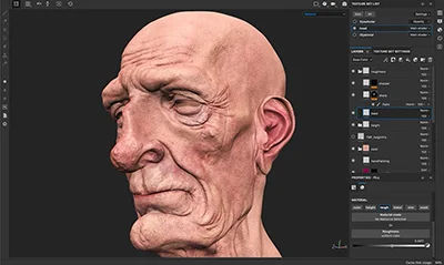 Handpainting Skin Textures in Substance Painter скачать