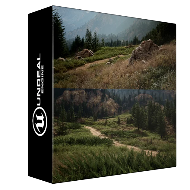 Mountain Grassland Environment 2x2 km