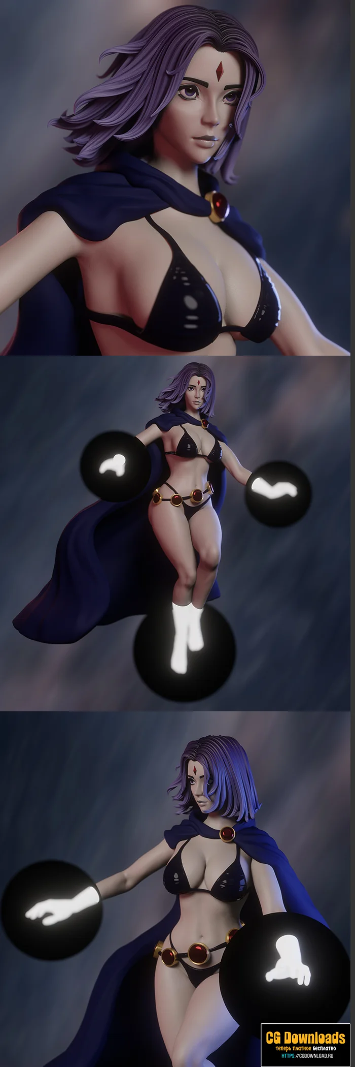 DC Comics – Raven 3D Print Model