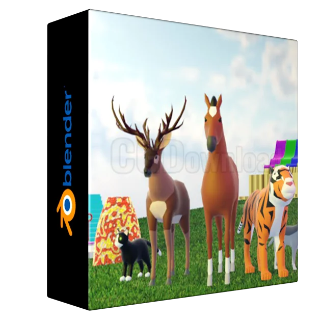 Blender Animated 3D Animal Videos for YouTube - Part 1