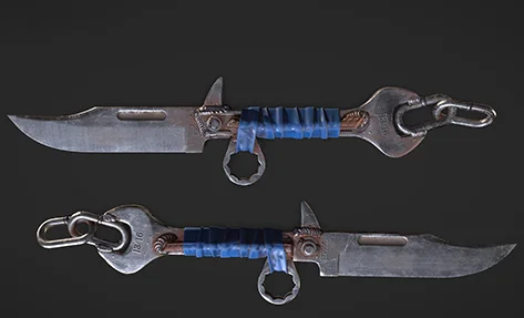 Post Apocalyptic Knife - Game Asset скачать