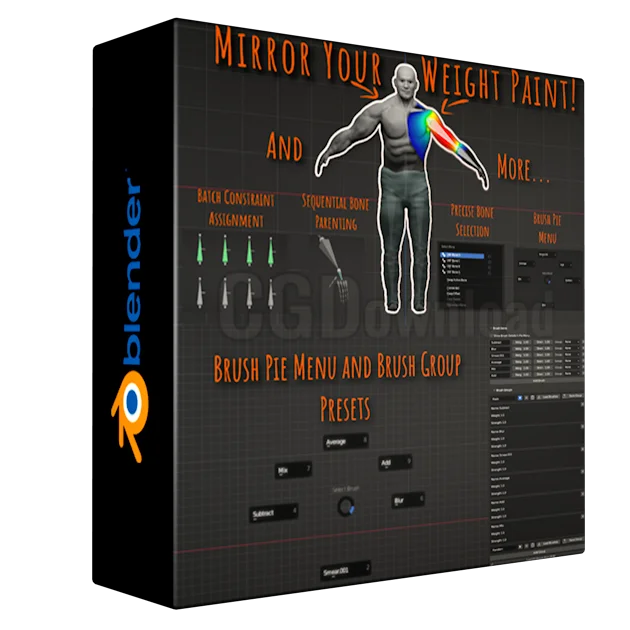 Weight Paint And Bones: A Blender Toolkit
