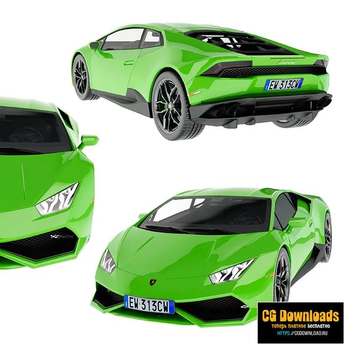 Lamborghini Huracan 3D модель