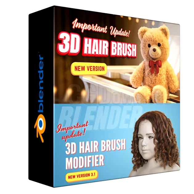 3D Hair Brush