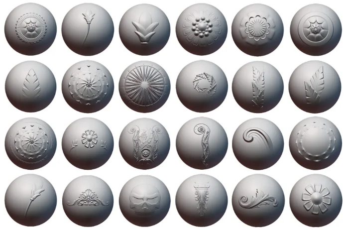 600 + Blender Sculpting Brushes скачать