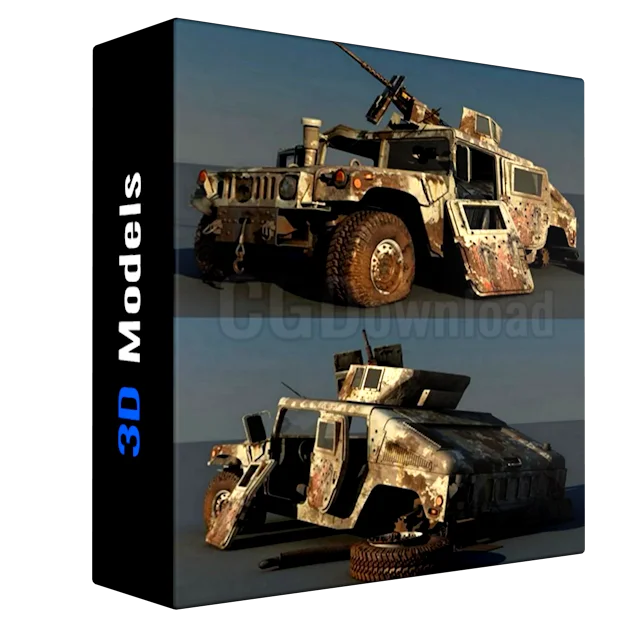 Hummer HMMWV Destroyed