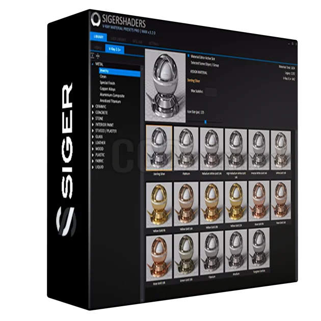 SIGERSHADERS XS Material Presets