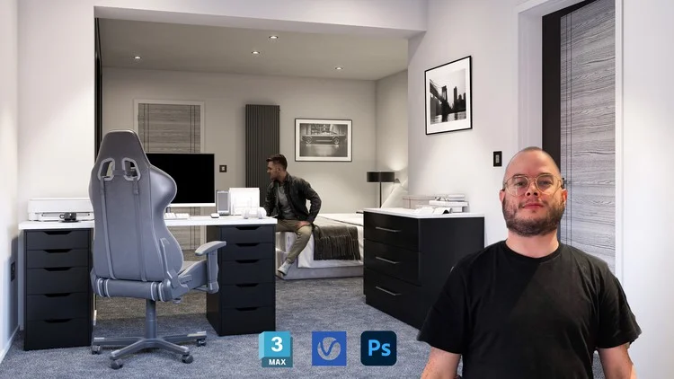 3DS Max and Vray Interior Design Course скачать
