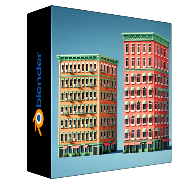 Procedural buildings with Geometry Nodes