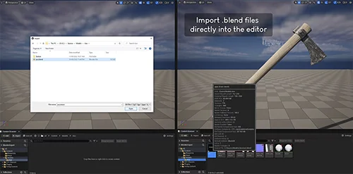 Blend File Importer скачать