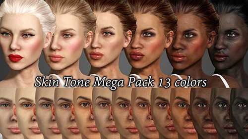Skin Tone Megapack скачать