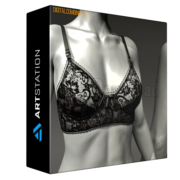The process of creating brassiere in Marvelous designer