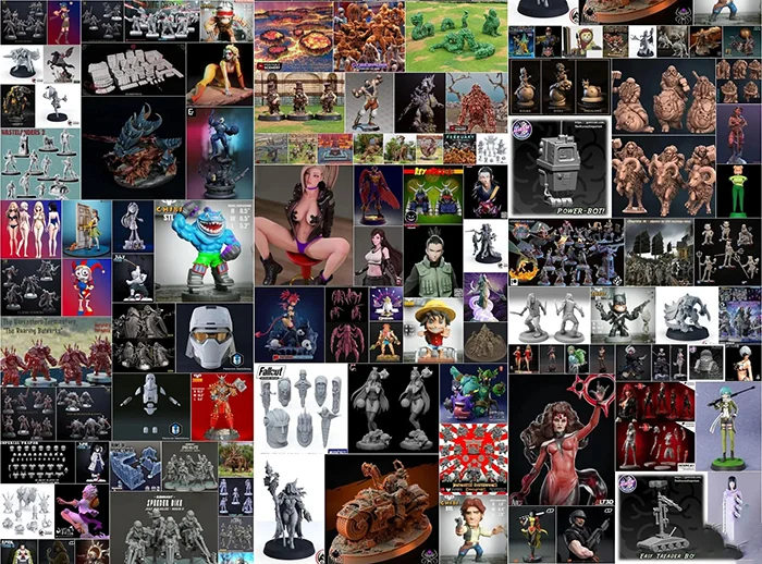 3D Print Models Bundle February 2024 скачать