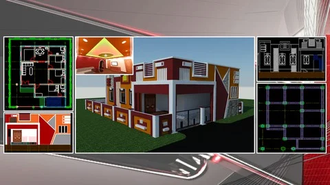 AutoCAD 2D&3D Smart House Exterior + Interior Design Course скачать