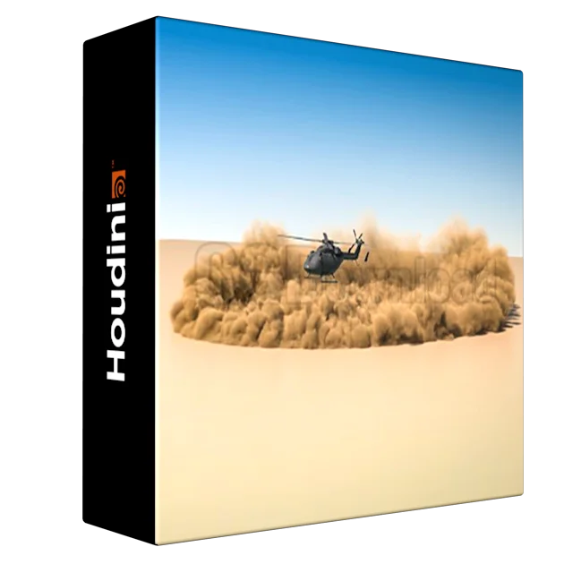 Learn to make Helicopter Dust in Houdini from Scratch