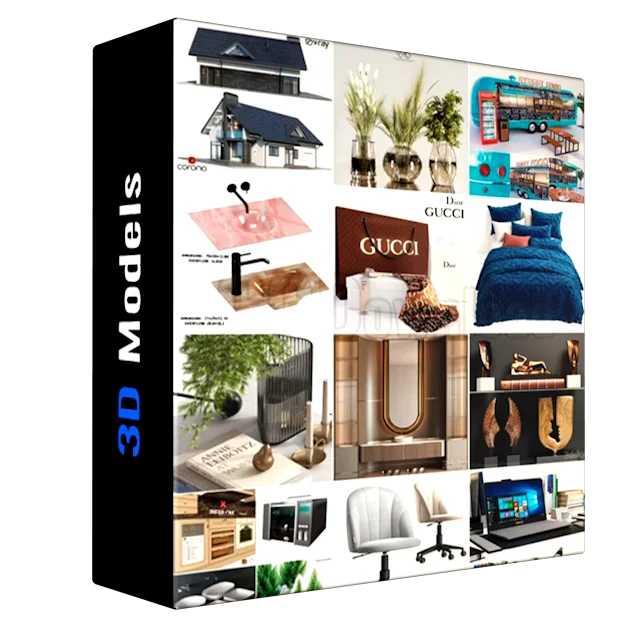 3DDD/3DSky PRO Model Bundle Февраль 2023