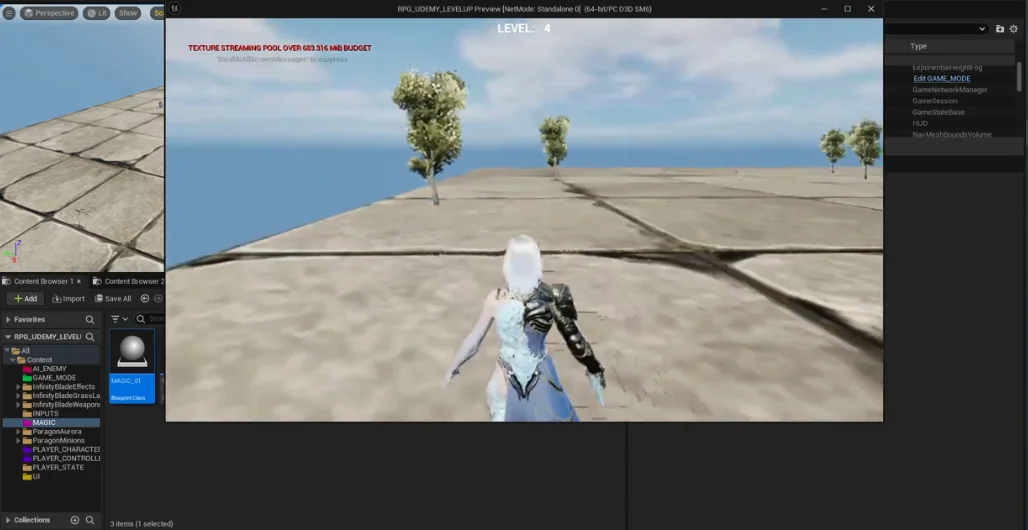Unreal Engine 5 Blueprint RPG Character Level Up System скачать
